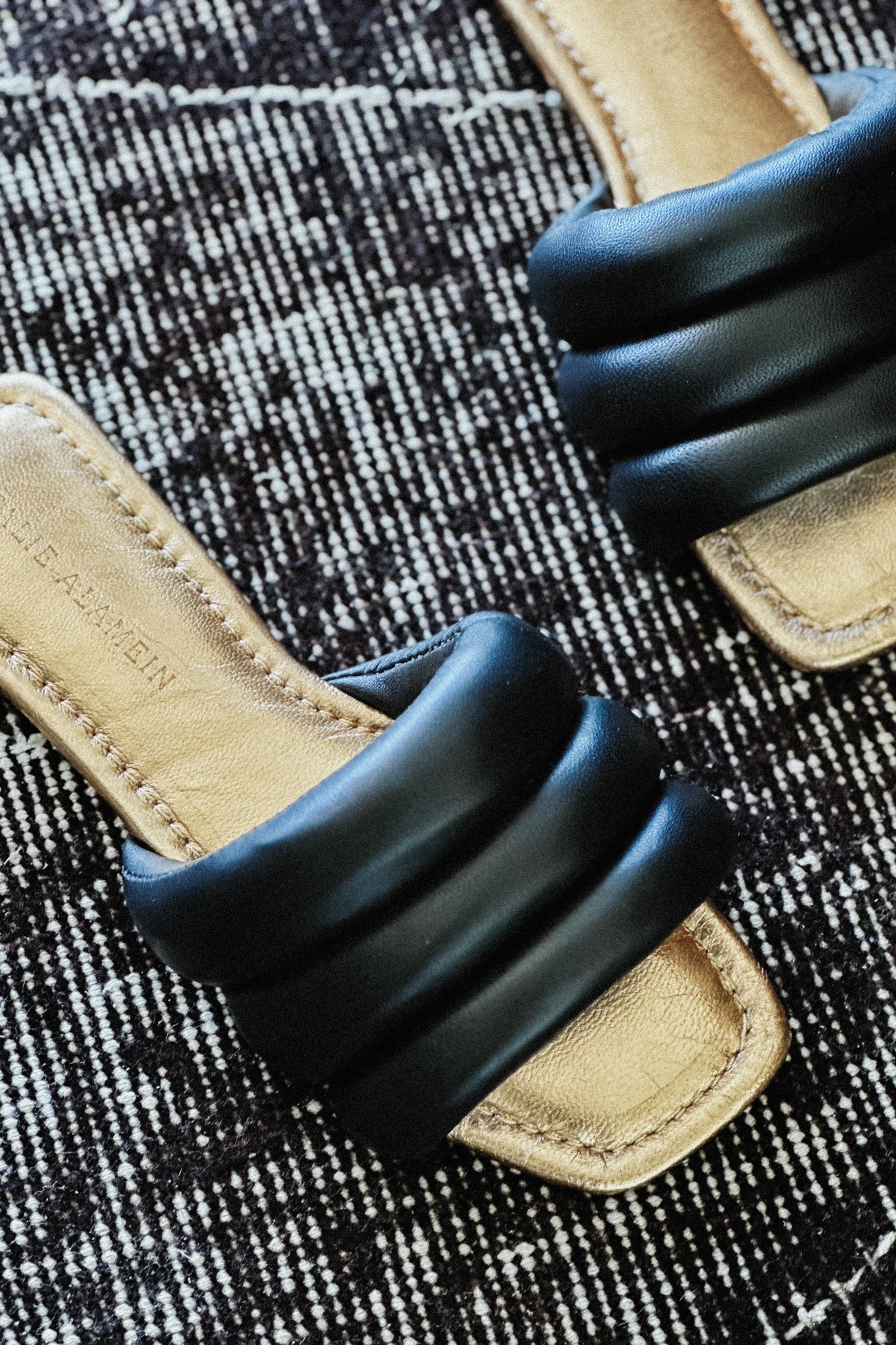 Black and Gold slides size 8 sample