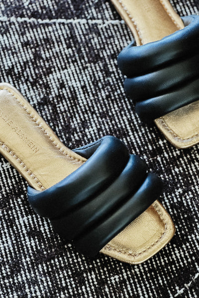 Black and Gold slides size 8 sample