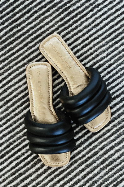 Black and Gold slides size 8 sample