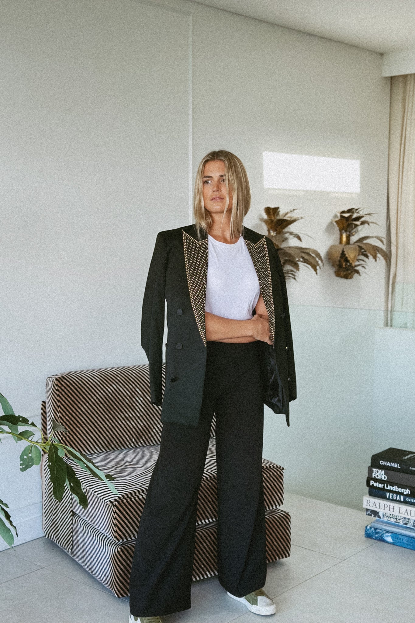 THE STUDDED BLAZER