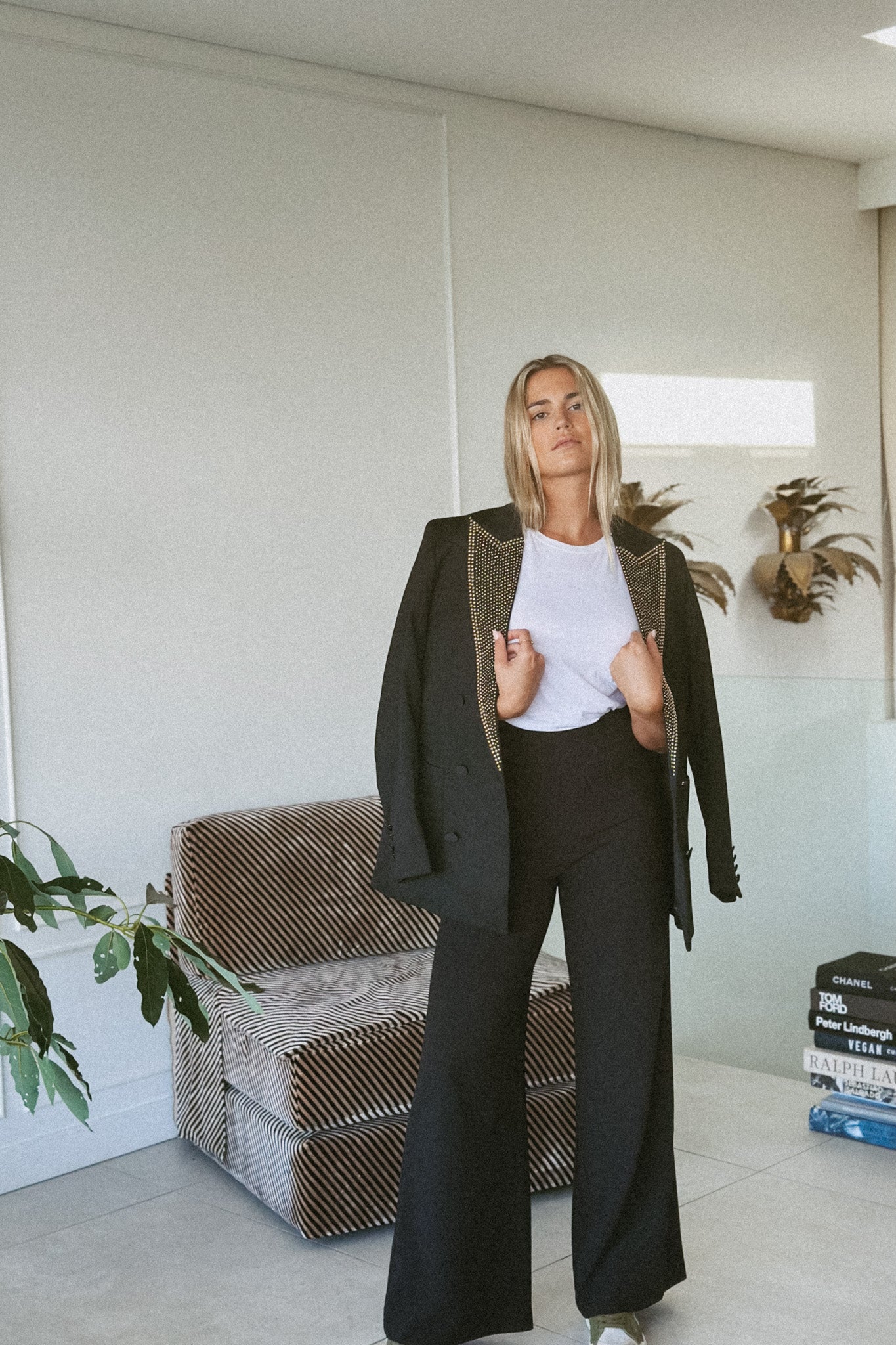 THE STUDDED BLAZER
