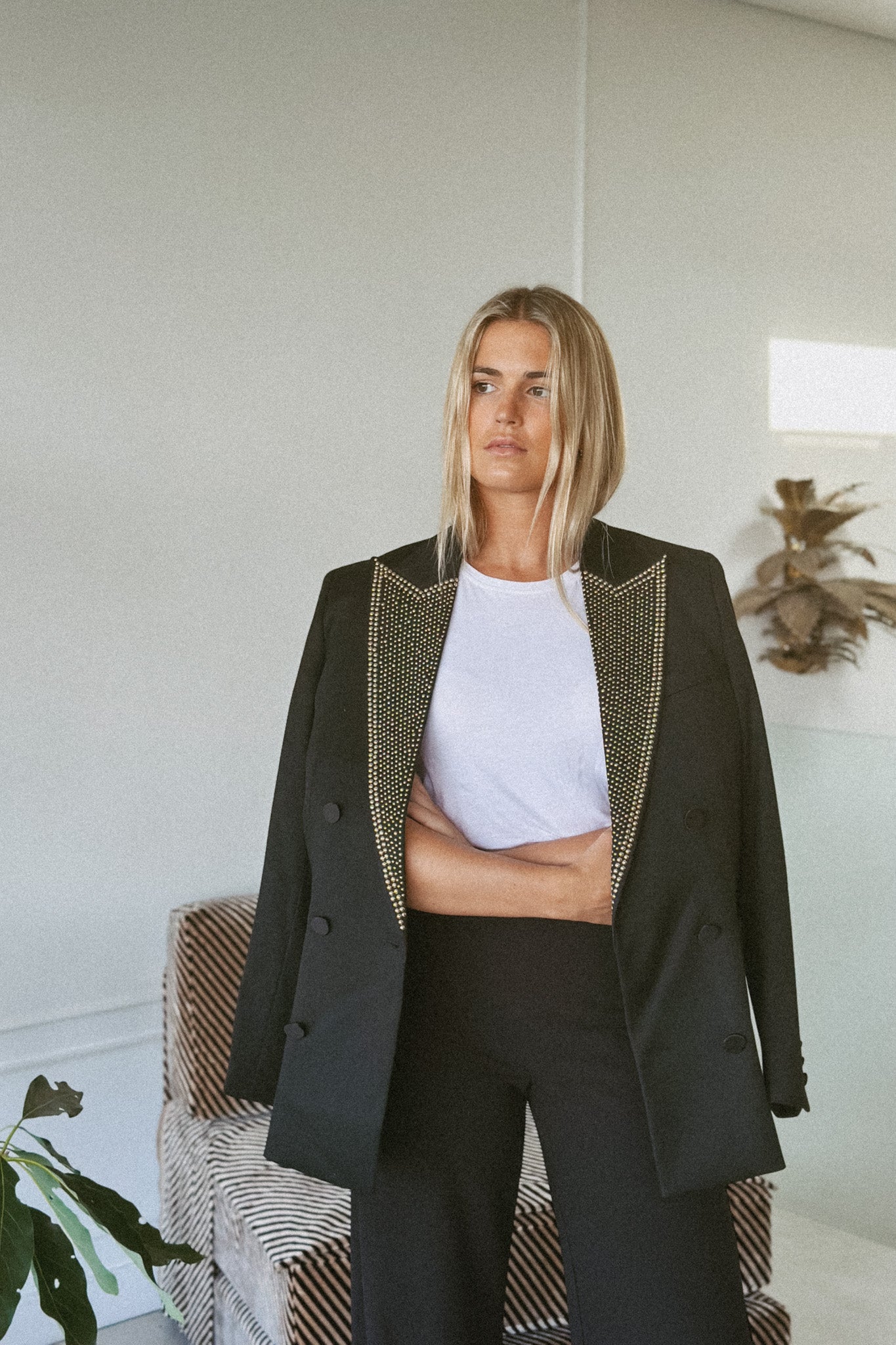 THE STUDDED BLAZER