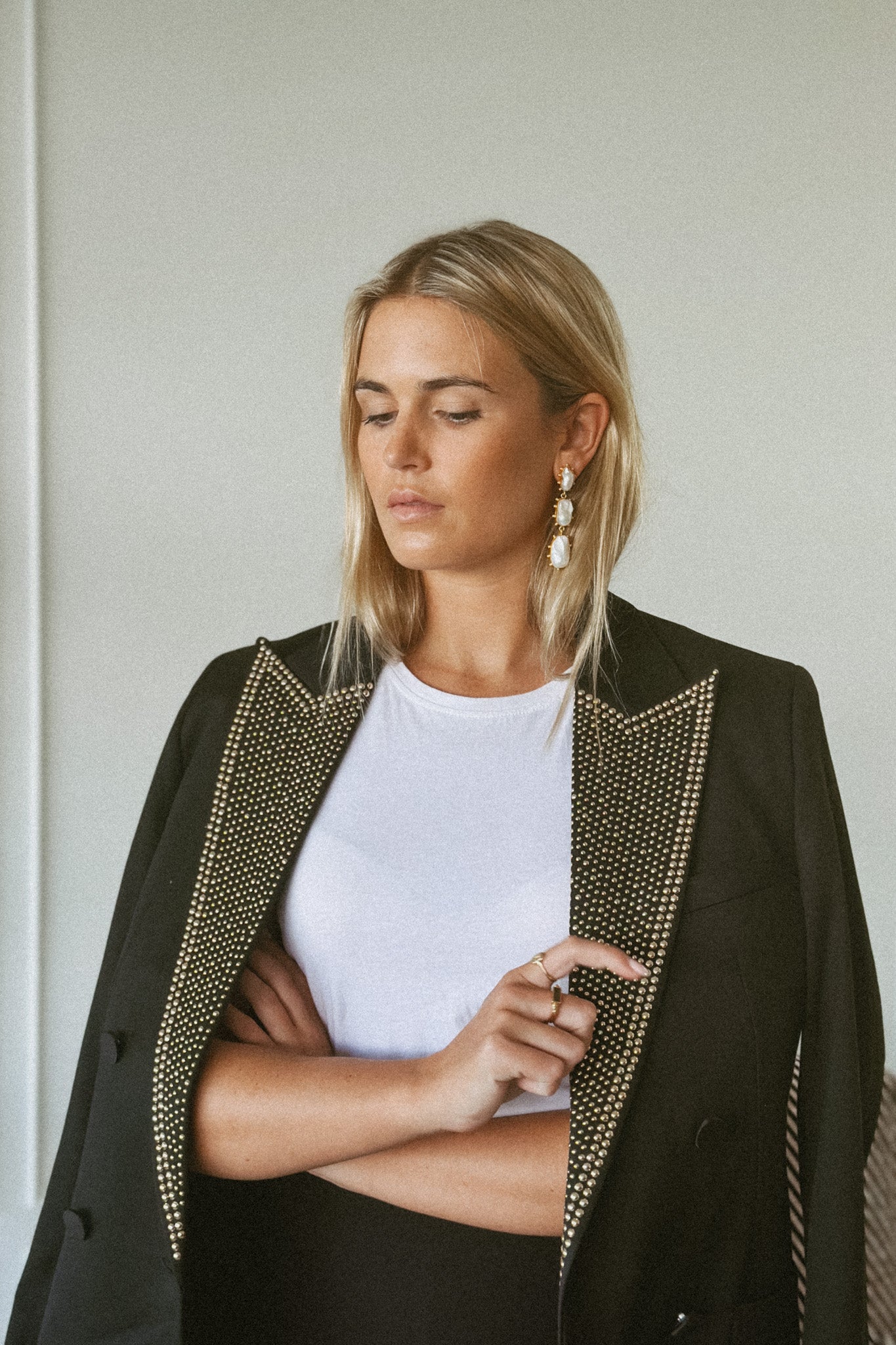 THE STUDDED BLAZER