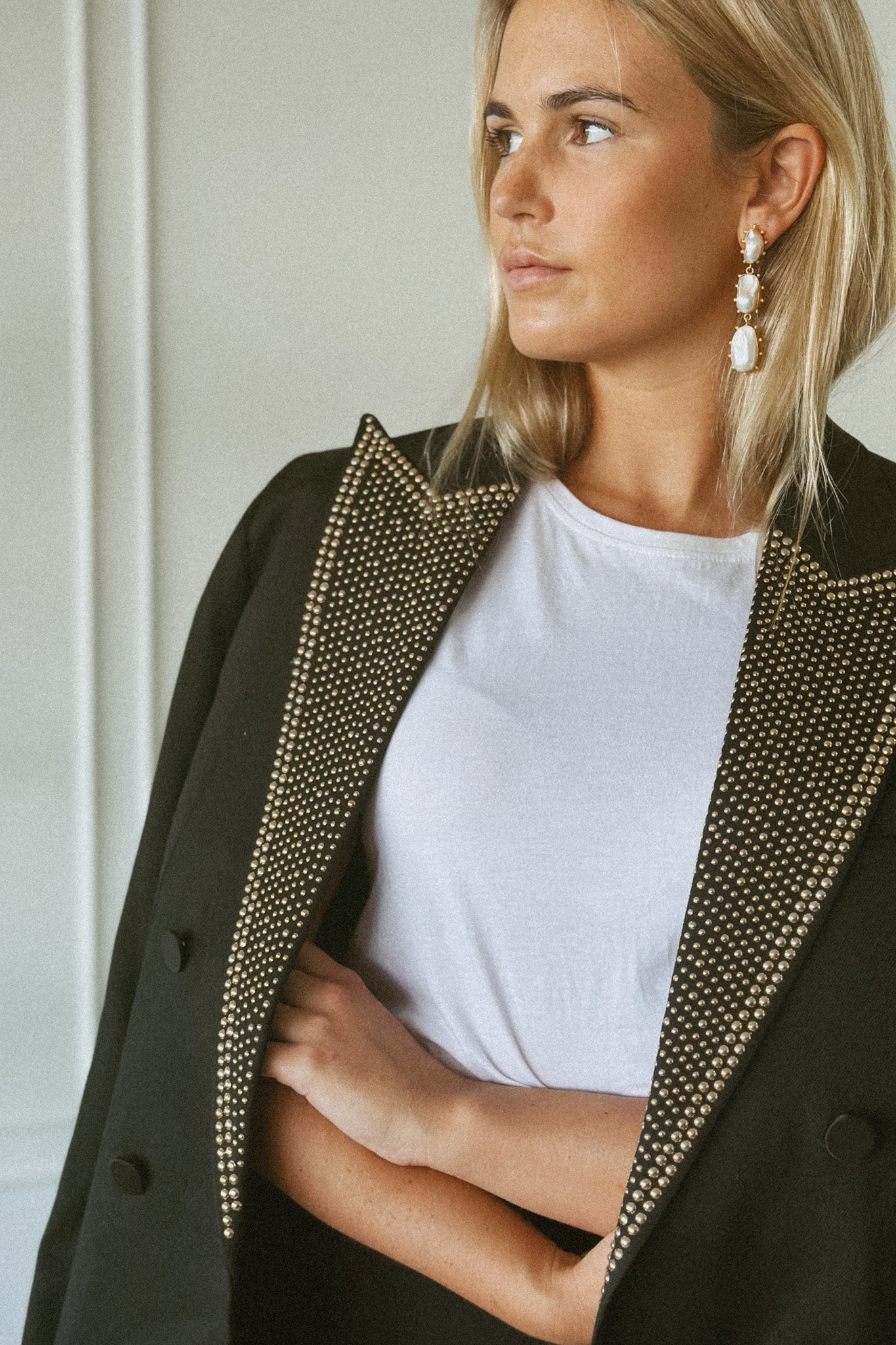 THE STUDDED BLAZER