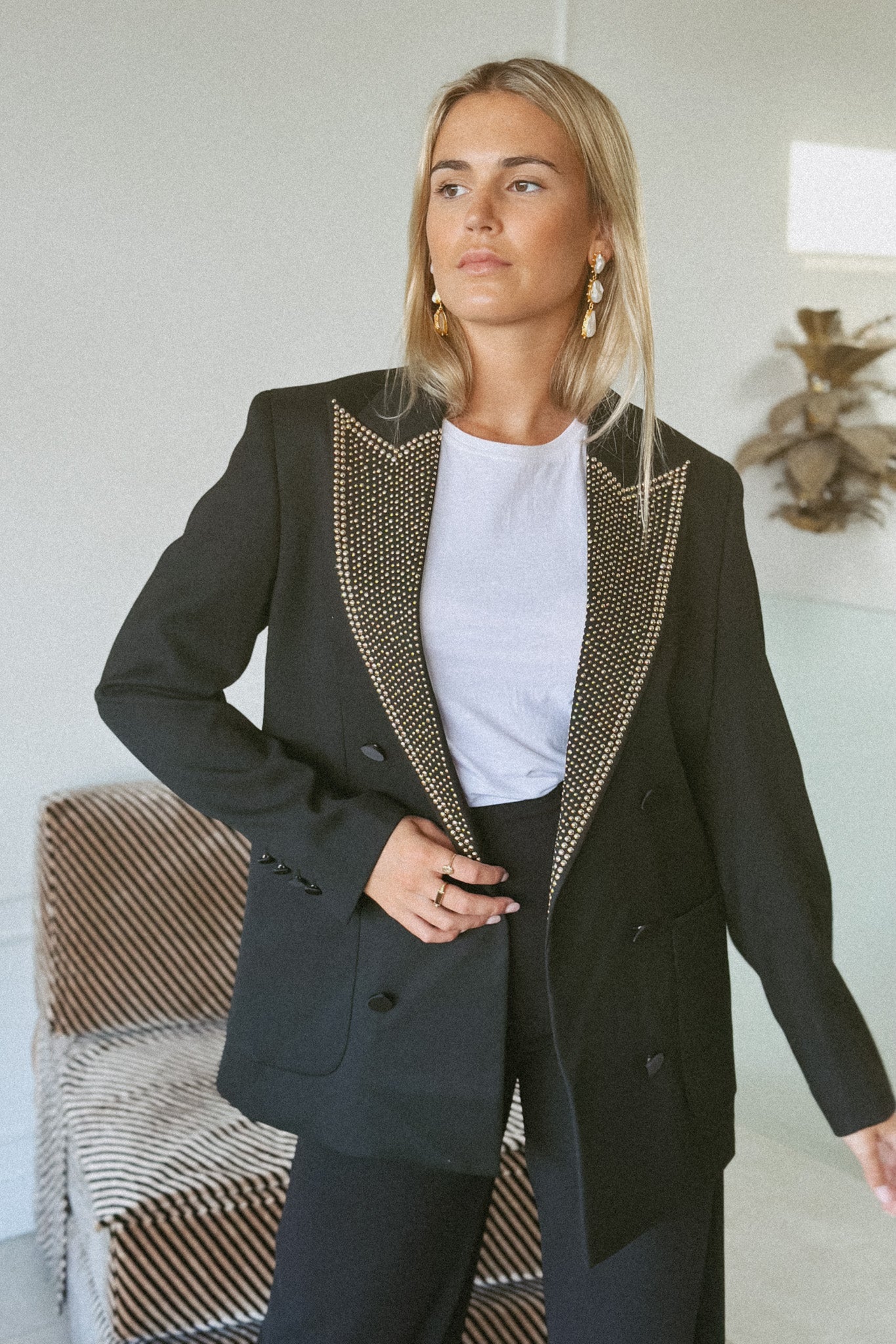 THE STUDDED BLAZER