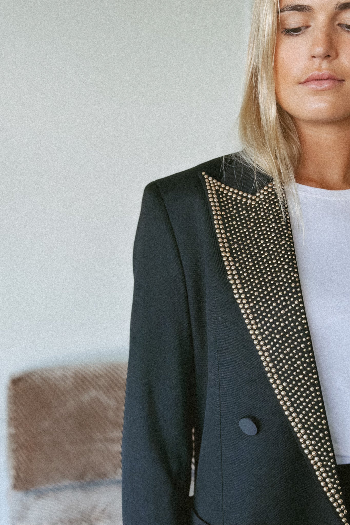 THE STUDDED BLAZER