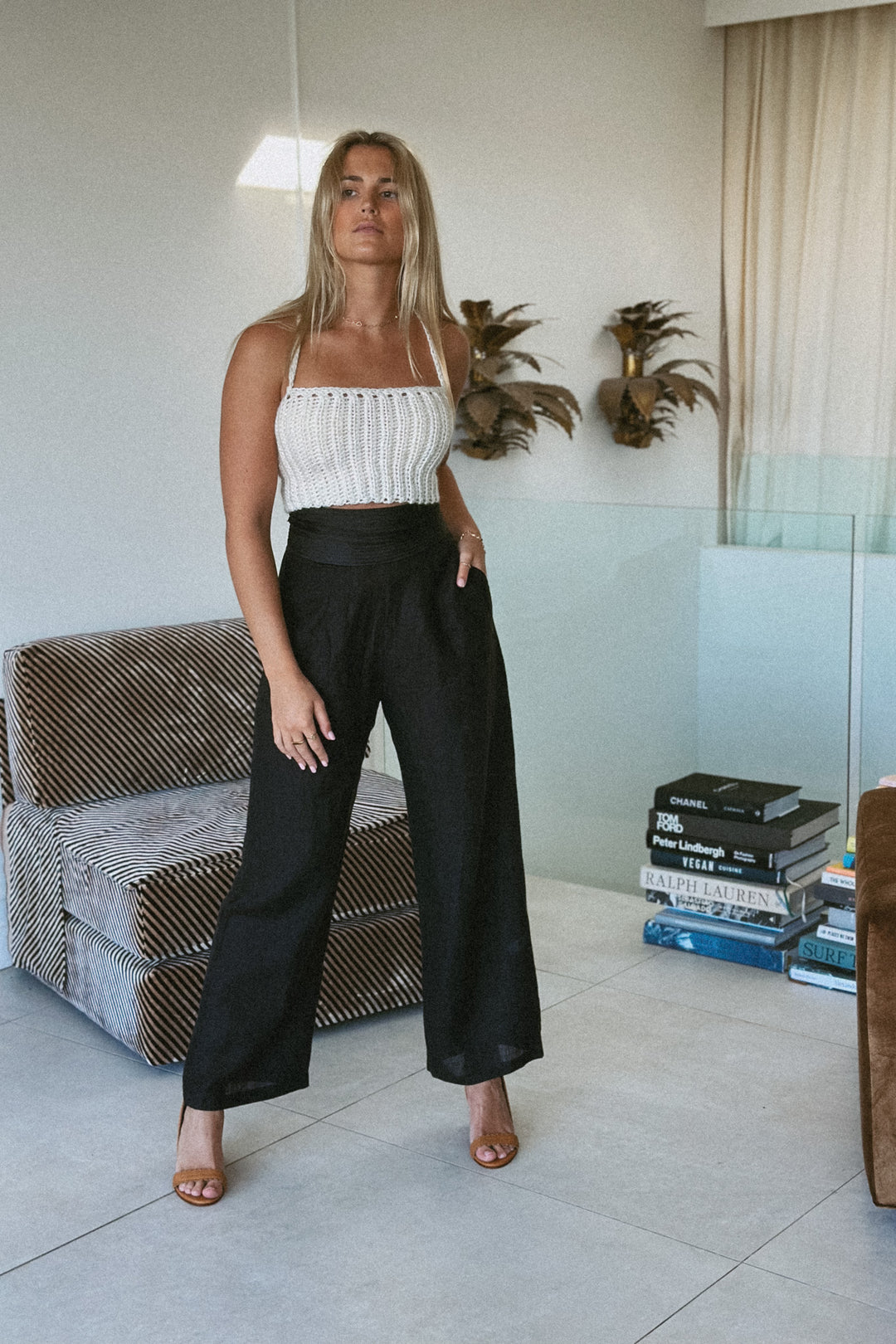 THE MONTE TUXEDO PANT BLACK