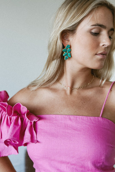 EBONY TURQUOISE EARRINGS