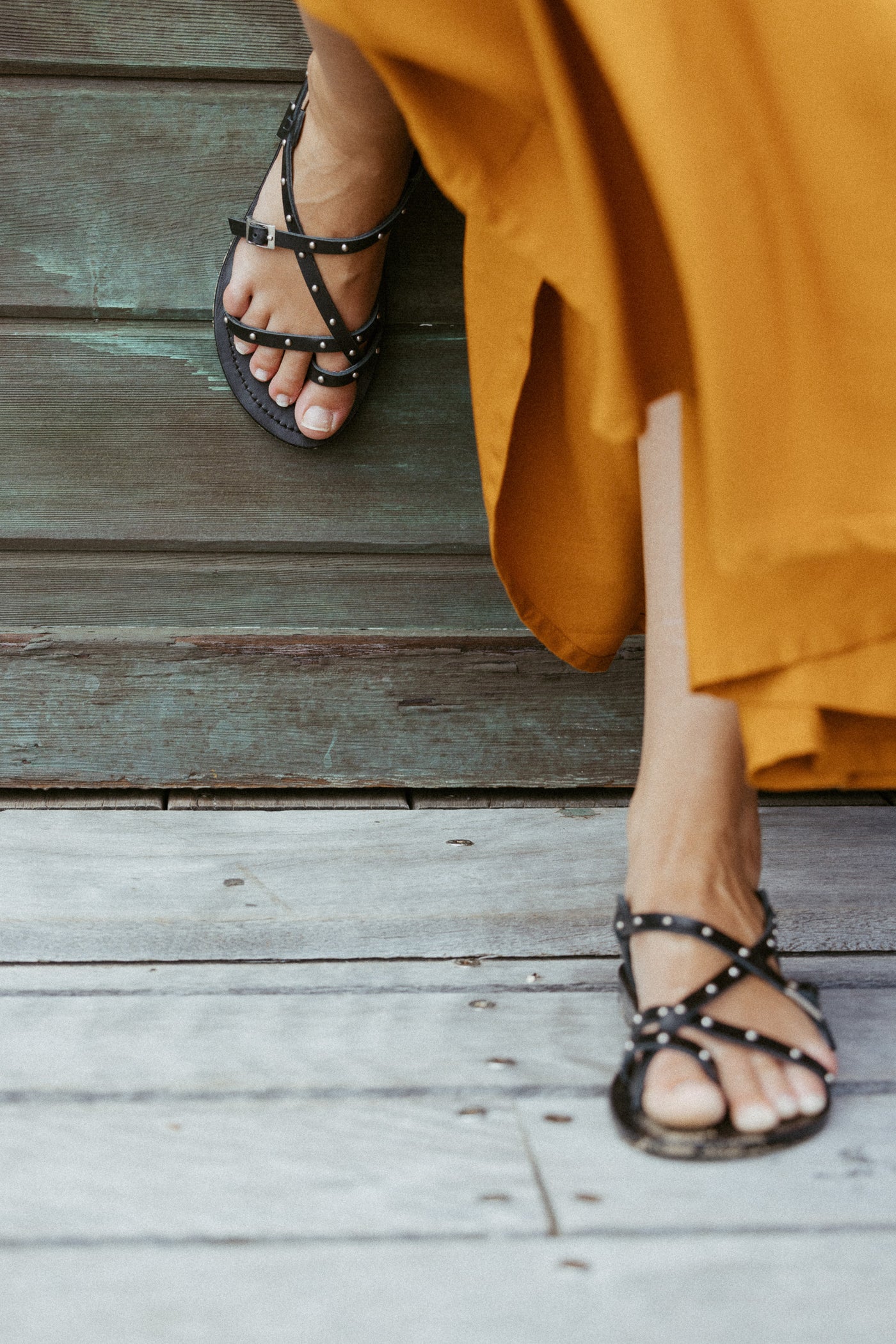 Maximus Black Gladiator Sandal