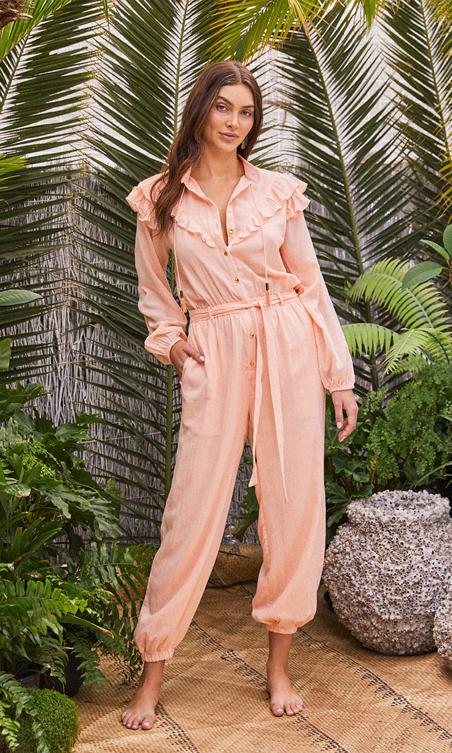 LUANA CORAL JUMPSUIT
