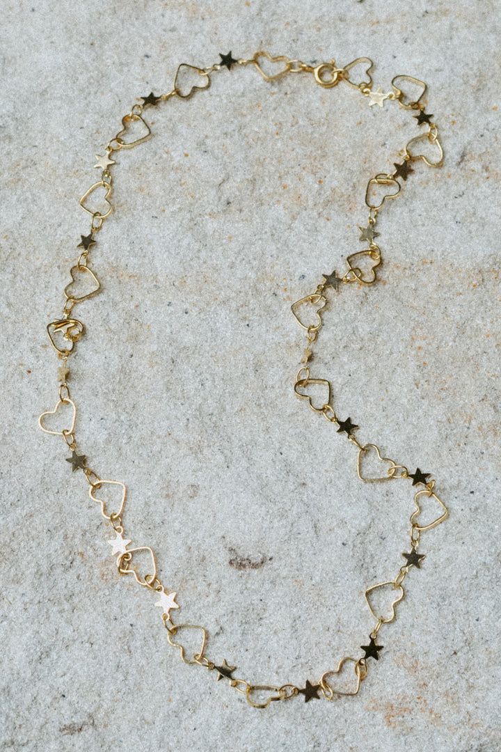 LYLA STAR AND HEART NECKLACE