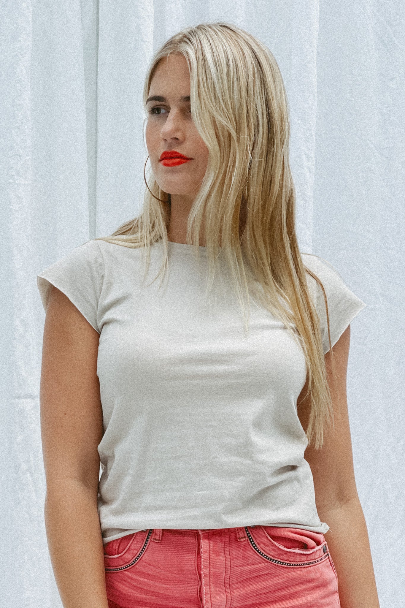 Jo Beige basic tee