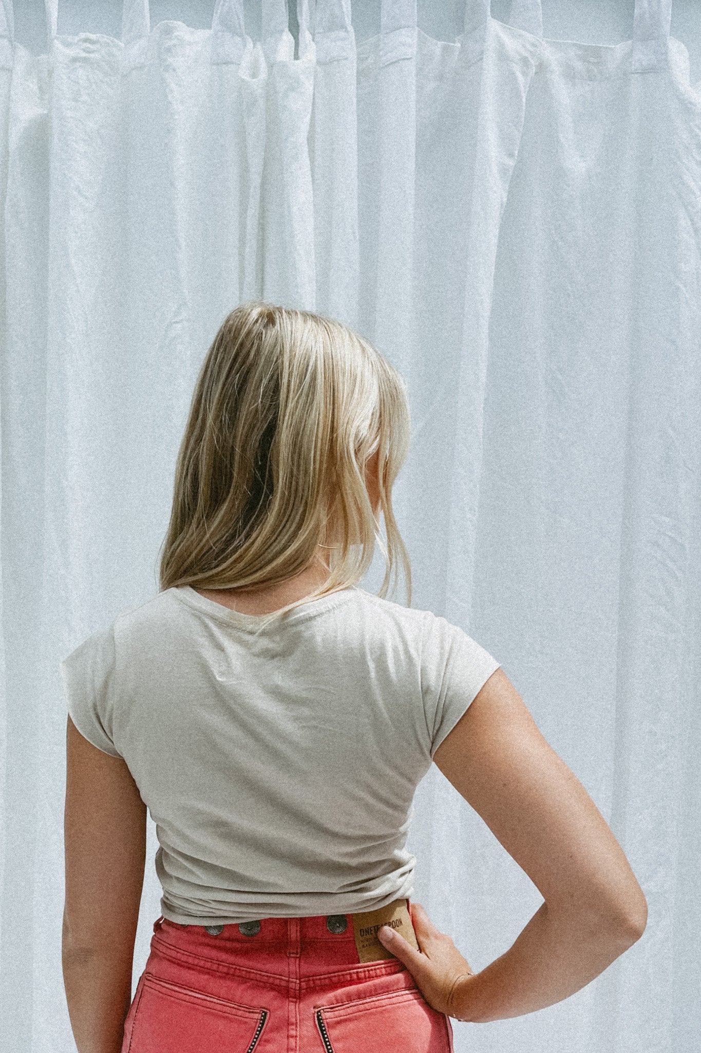 Jo Beige basic tee