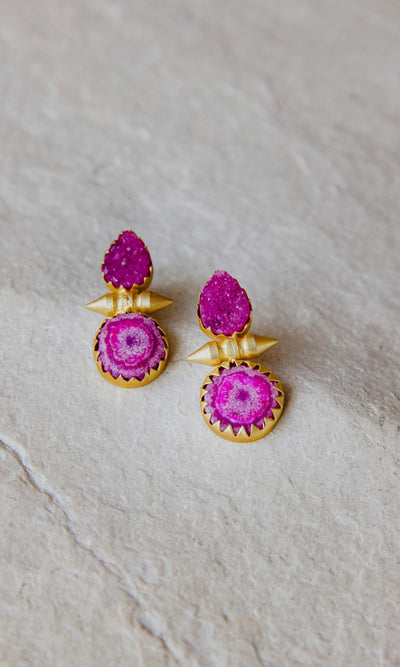 JORDAN LOVE BOMB PINK EARRINGS