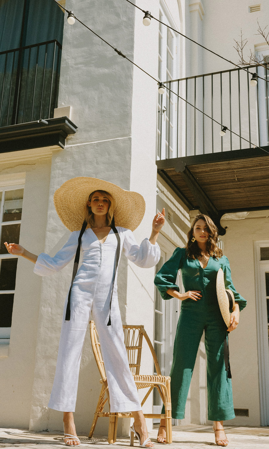 LA FLEUR DE JARDIN JUMPSUIT OFF WHITE