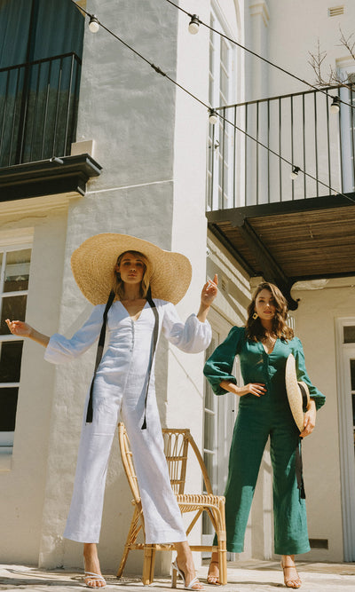 LA FLEUR DE JARDIN JUMPSUIT OFF WHITE