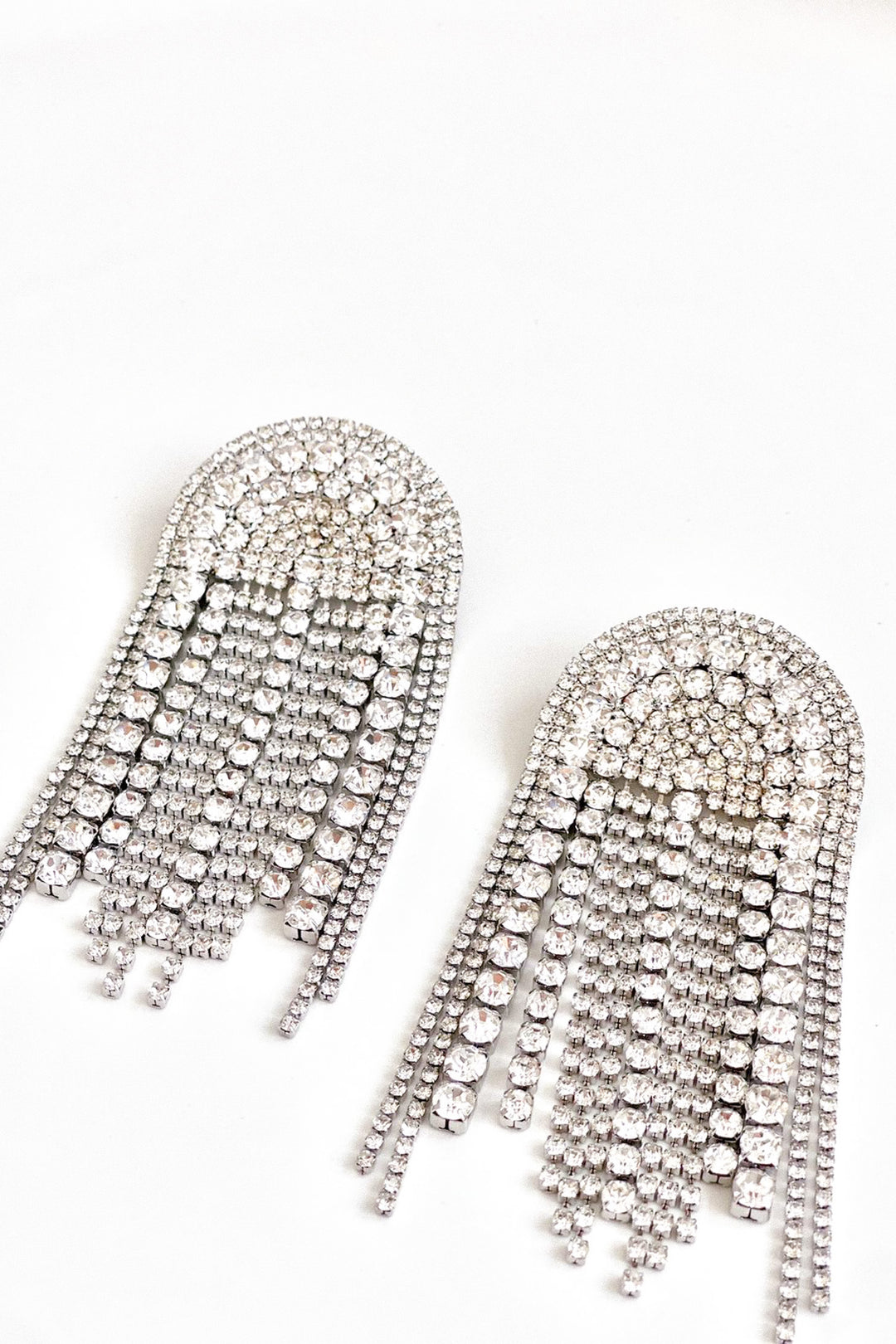 CARMEN DIAMONTE EARRINGS SILVER