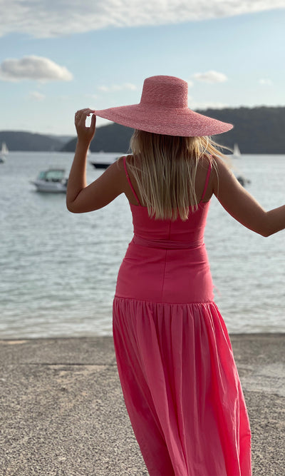 SARDINIA SUN GARDEN PARTY DRESS CORAL
