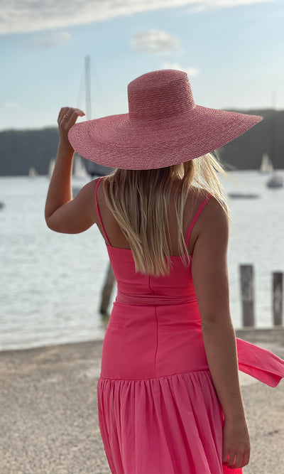 SARDINIA SUN GARDEN PARTY DRESS CORAL
