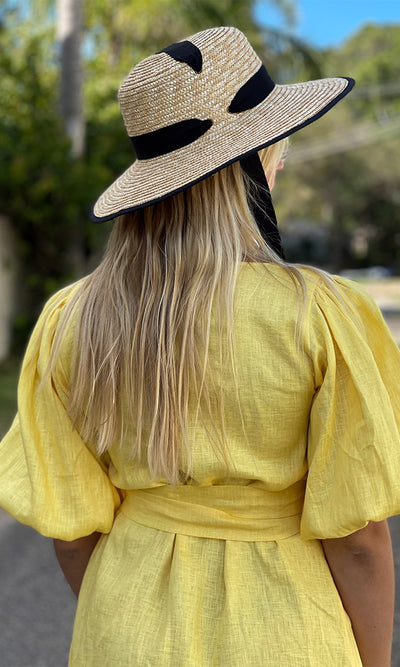 SARDINIA SUN MINI WRAP DRESS YELLOW