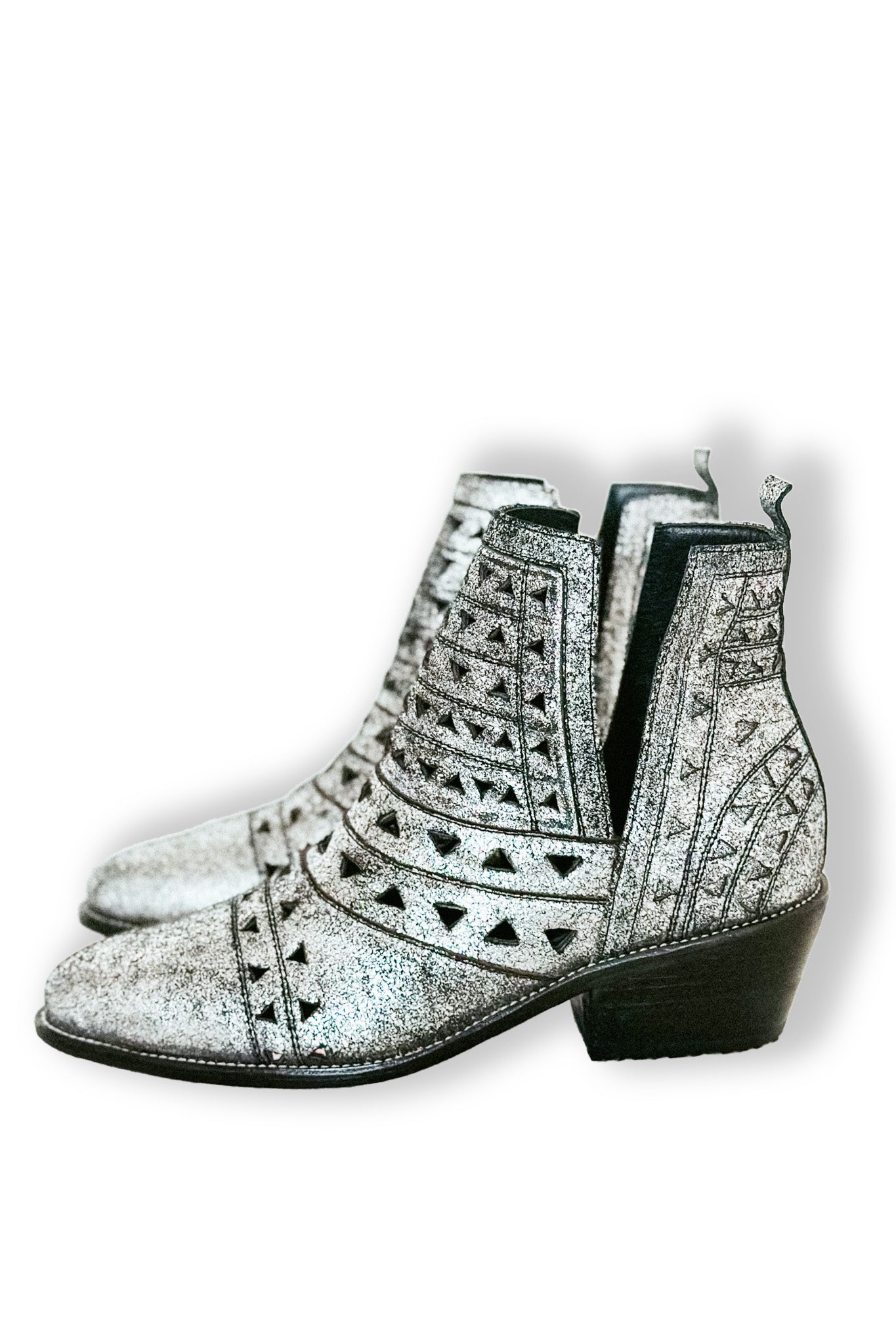 THE COACHELLA BOOT SILVER