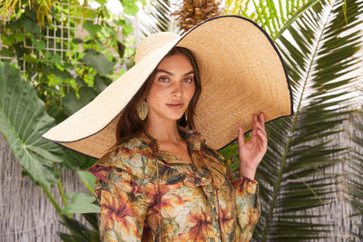 LUANA JUMPSUIT HIBISCUS PRINT