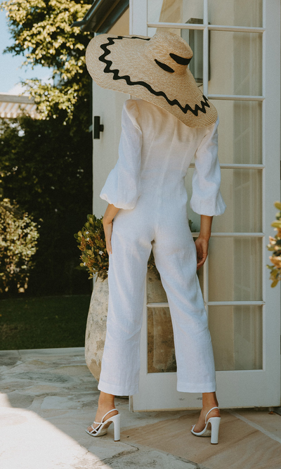 LA FLEUR DE JARDIN JUMPSUIT OFF WHITE