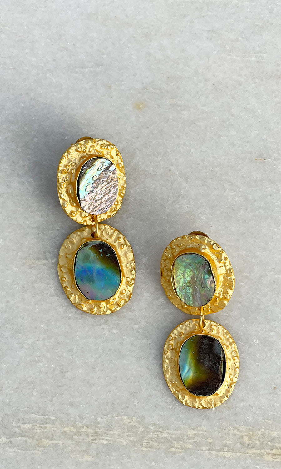 PEROUZA ABALONE SHELL EARRINGS