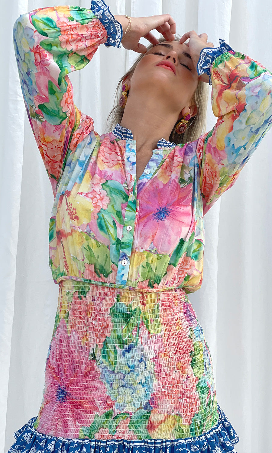 FRUITS OF JAIPUR MINI DRESS