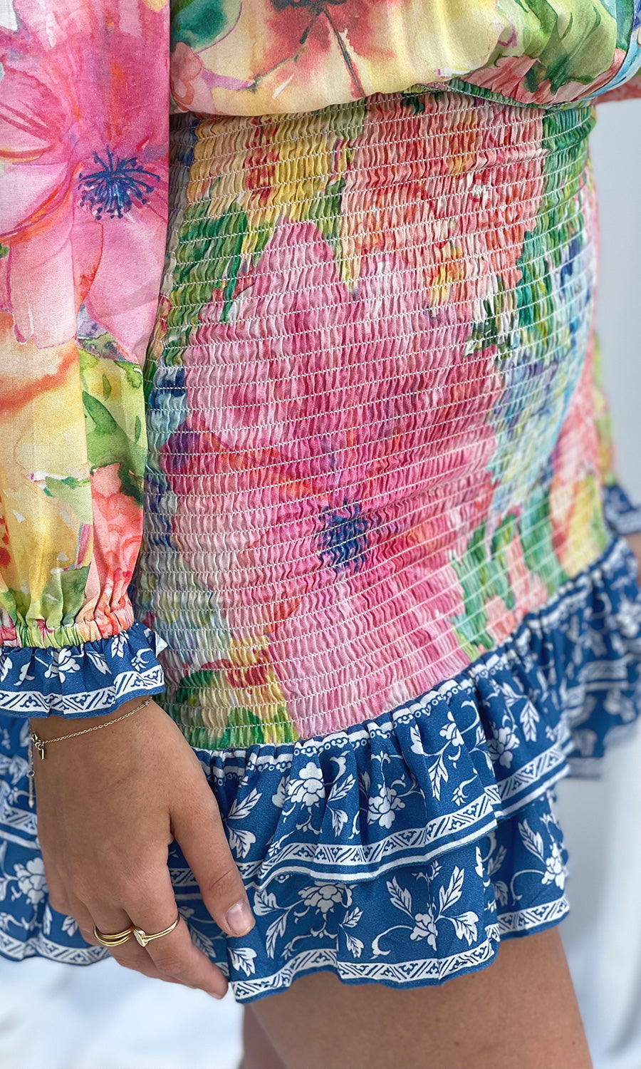 FRUITS OF JAIPUR MINI DRESS