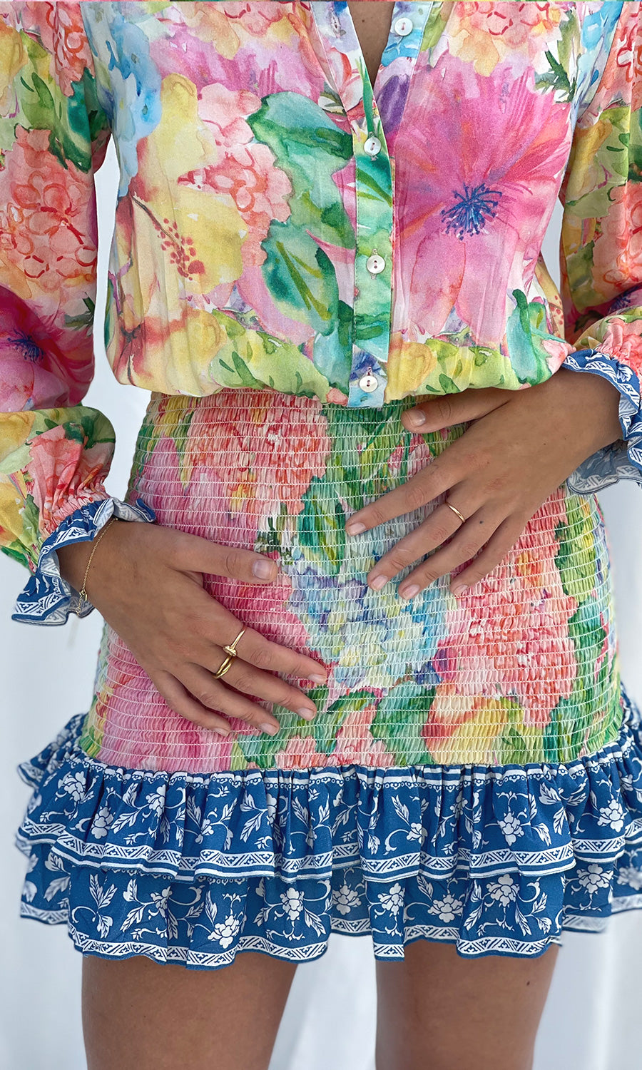 FRUITS OF JAIPUR MINI DRESS