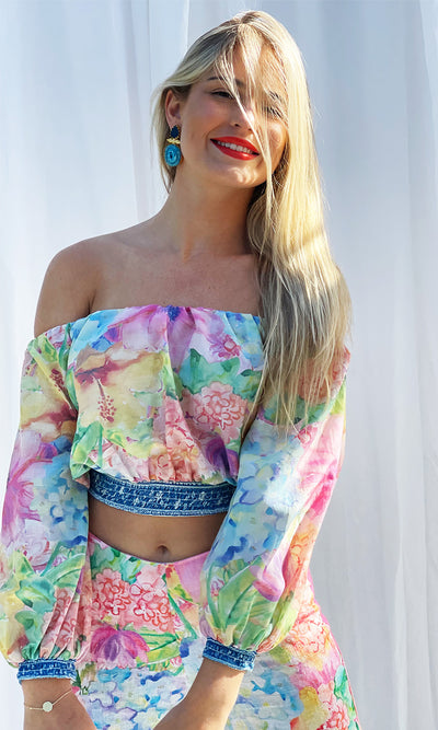 FRUITS OF JAIPUR OFF THE SHOULDER TOP