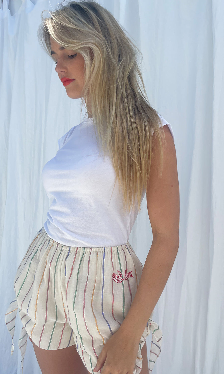APPLE AND EVE WHITE TEE