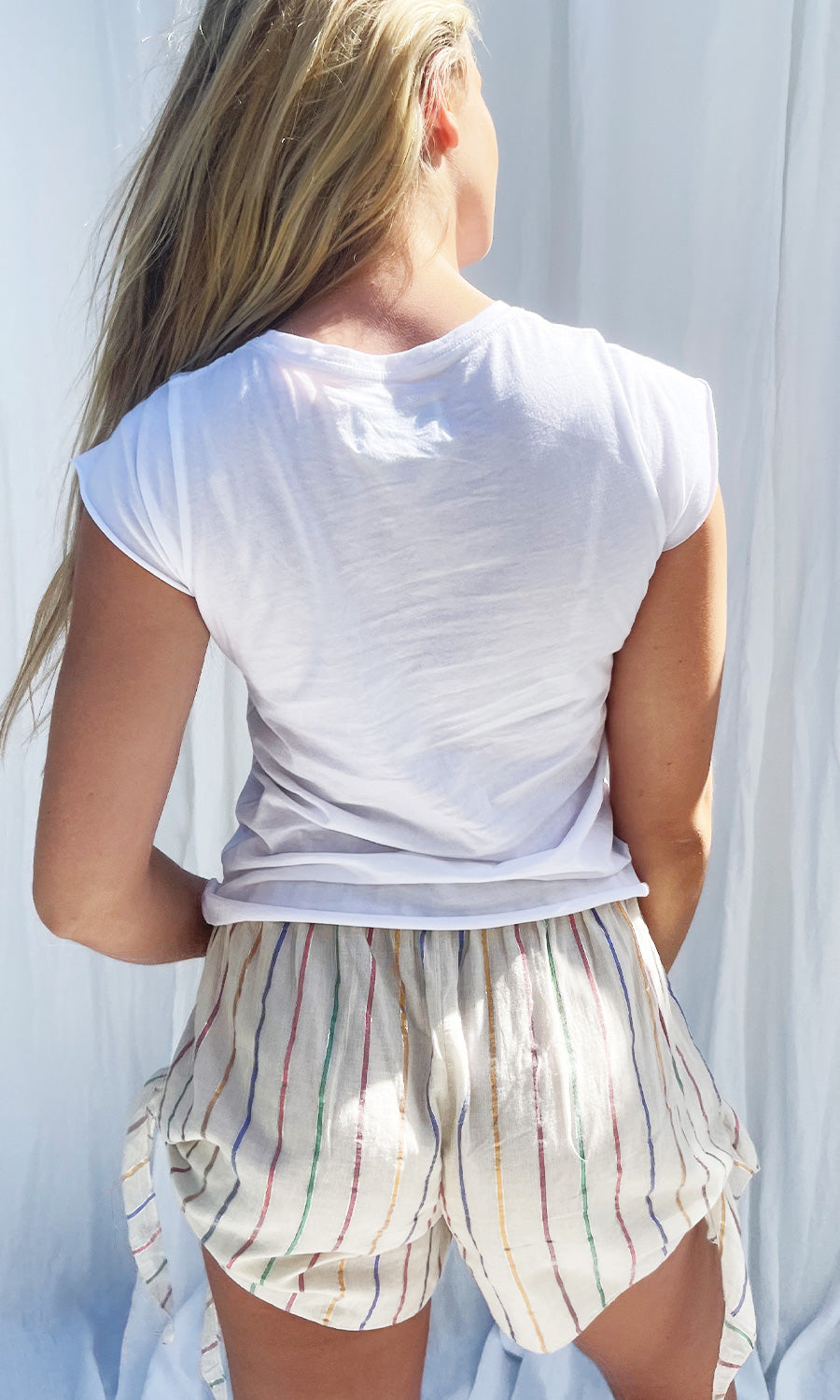 APPLE AND EVE WHITE TEE