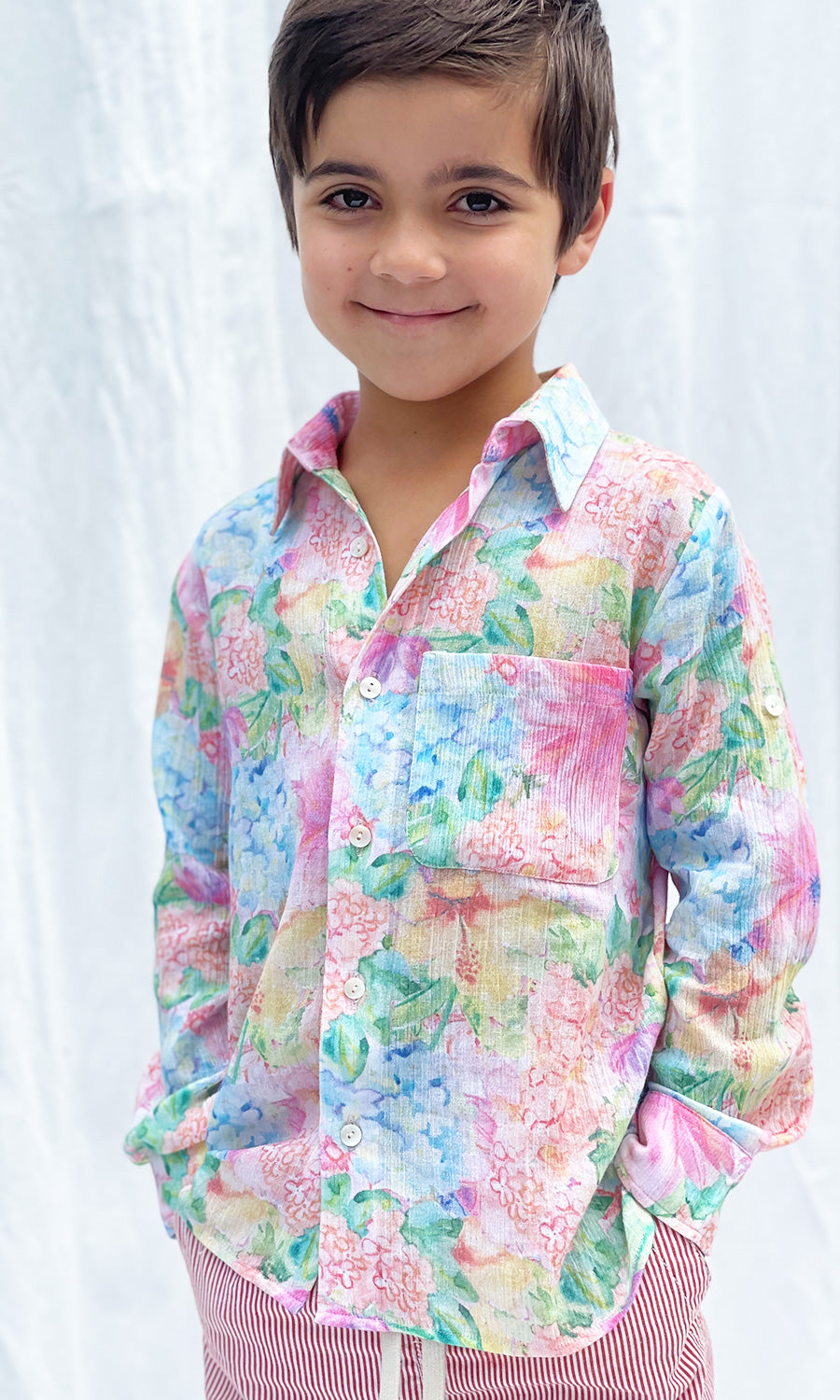 FRUITS OF JAIPUR LITTLE BOYS SHIRT